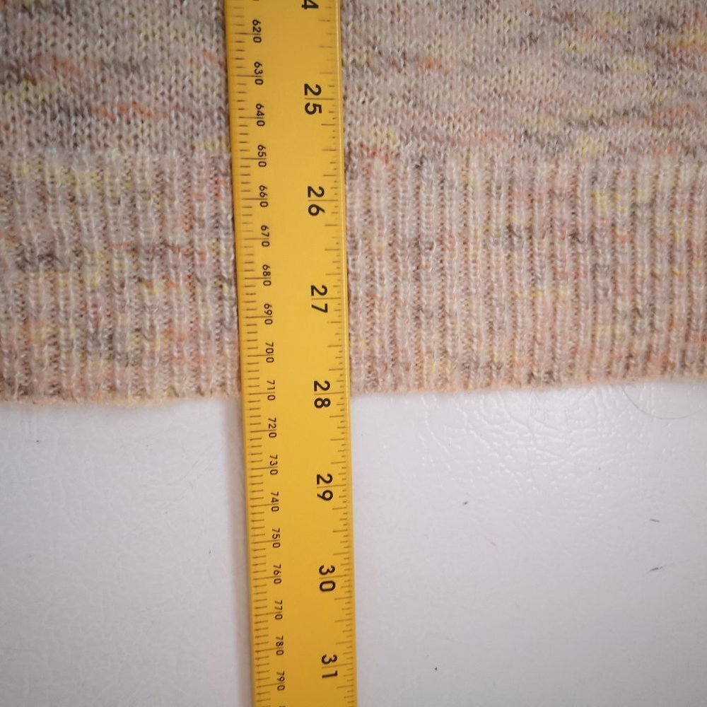 Cleo Ladies Size Small V-neck with Scarf Multi Colored Long Sweater / Tunic - Picture 12 of 12
